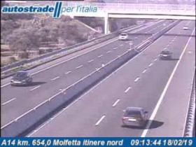 Imagen de vista previa de la cámara web Molfetta - A14 - KM 654,0